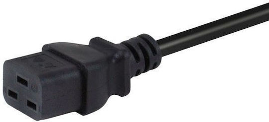 Equip IEC C20 - Schuko Kabel 3m Schwarz (112131)