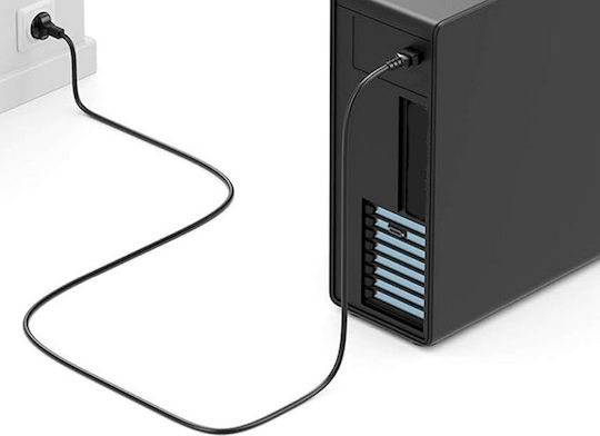 Equip IEC C13 - Schuko Cable 3m Μαύρο 112111