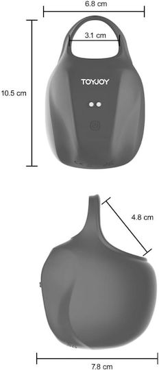 ToyJoy Dop Anal cu vibrație 10.5cm