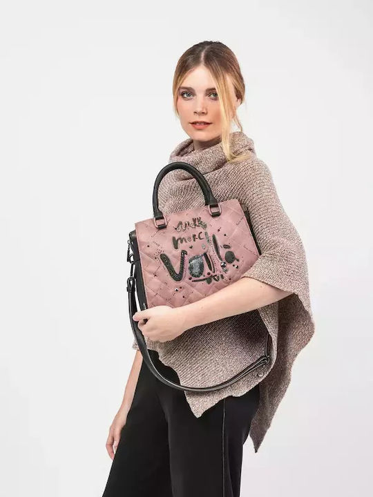 Damentasche Schultertasche Rosa