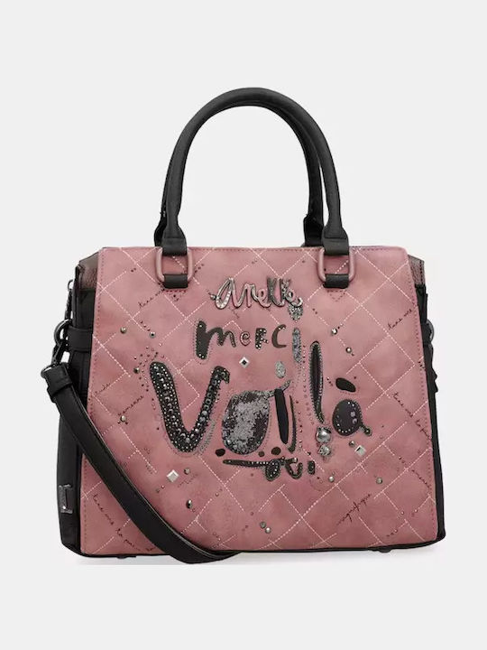 Damentasche Schultertasche Rosa