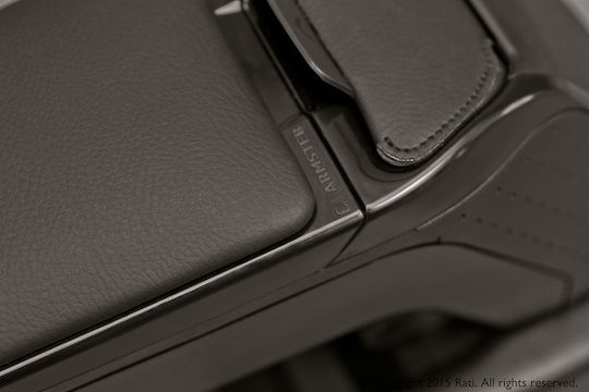 Rati Armster Car Leather Armrest for Seat Leon Black