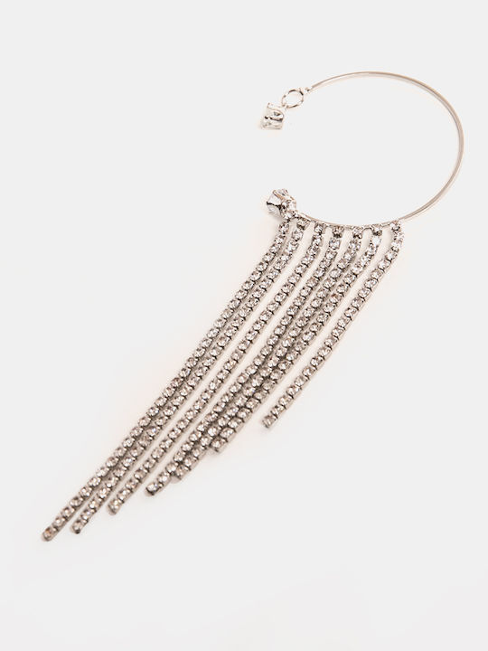 Κρεμαστό Ear Cuff Δεξί Ασημί Ασημί