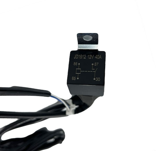 Wiring Harness Bars Led Spotlights 12v Relay Switch On Off Ip65 Htt7101-12v