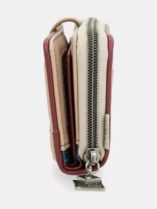 Groß Damen Geldbörse Klassisch mit RFID Beige