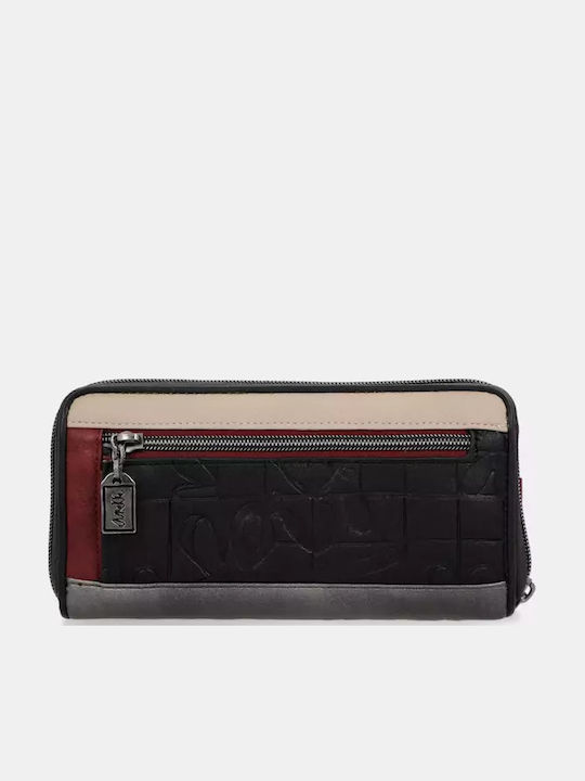 Large Women's Wallet Classic with RFID Black
