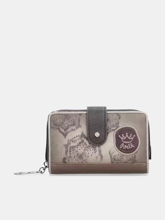 Large Women's Wallet Classic with RFID Beige