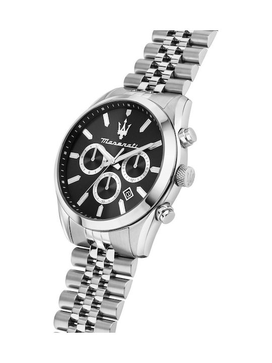 Attrazione Men's Watch 43mm Battery With White Steel Bracelet