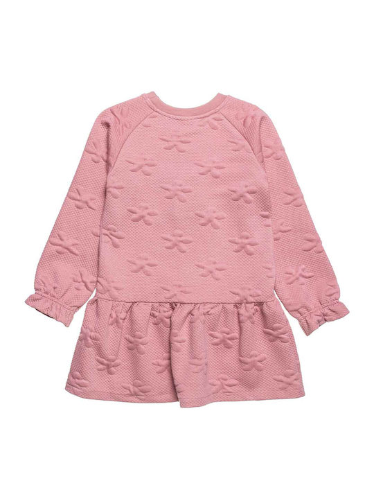 Mädchenkleid Langärmelig Rosa