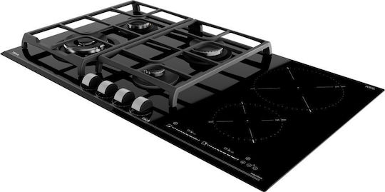 Teka Gas & Electric Cooktop Autonomous with Child Lock Function 90x51εκ.