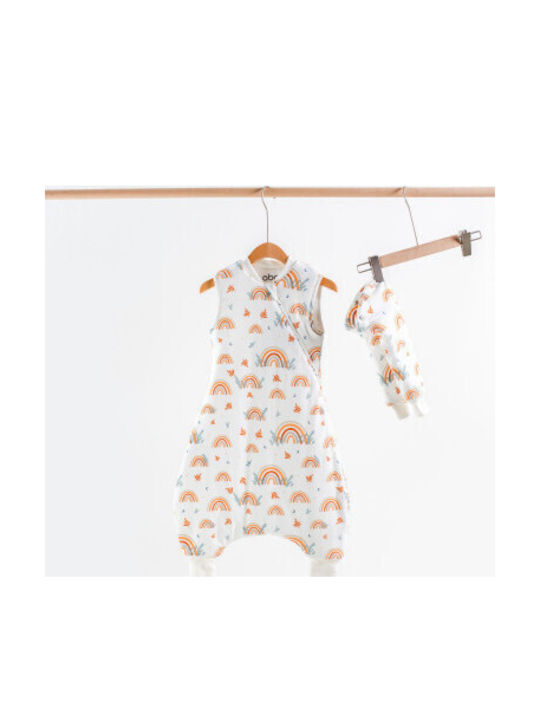 abo Winter Sleeping Bag with Feet Rainbow
