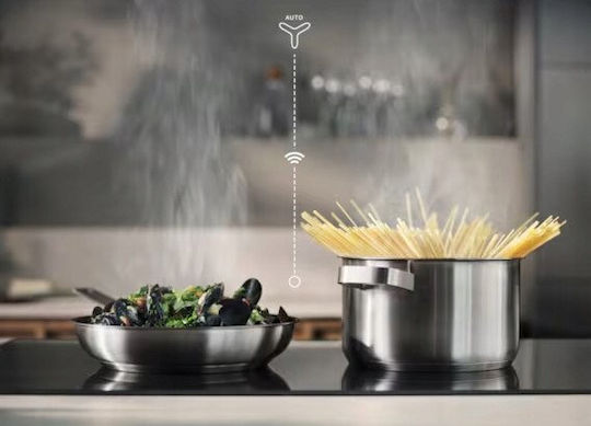 Electrolux Επαγωγική Εστία Αυτόνομη με Απορροφητήρα & Λειτουργία Κλειδώματος 77x51εκ.