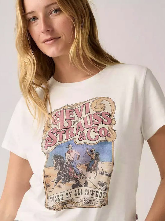 Graphic Boxy Women's T-shirt White