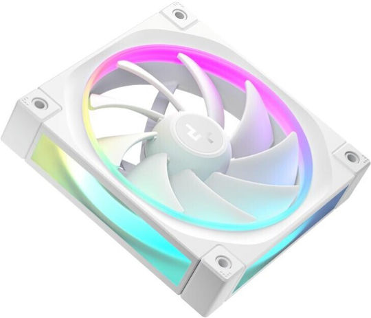 Deepcool FL12 Case Fan 120mm (2150rpm / 55cfm) με RGB Φωτισμό 3τμχ Λευκό