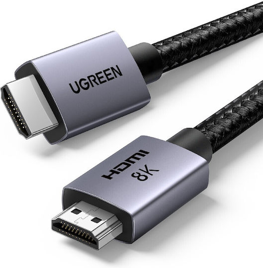 Ugreen Hd171 HDMI 2.1 Ултра Висока Скорост 48Gbps 4K 120Hz HDR VRR Кабел HDMI мъжки - HDMI мъжки 10м Черен