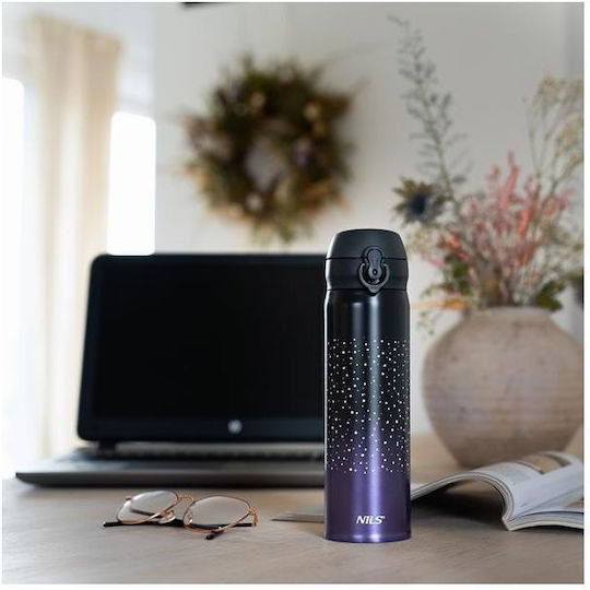 Nils Ποτήρι Θερμός Ανοξείδωτο 500ml Violet