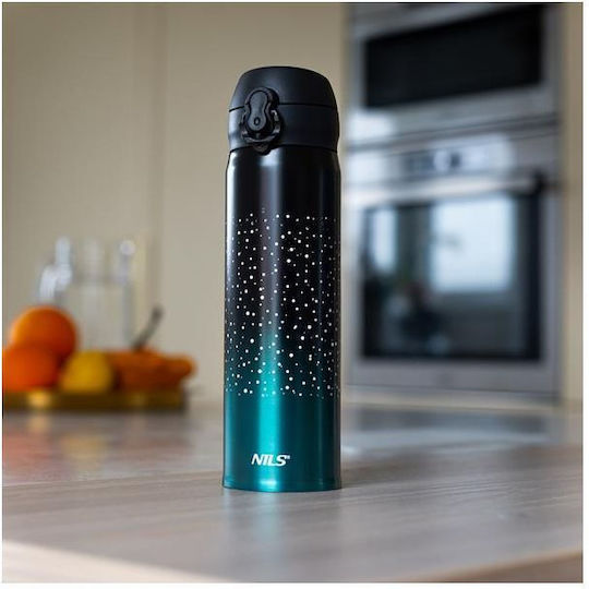 Nils Ποτήρι Θερμός Ανοξείδωτο 500ml Blue