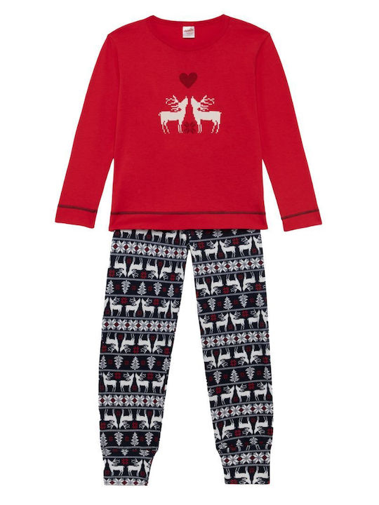 Minerva Kids Winter Nightwear Red Deers