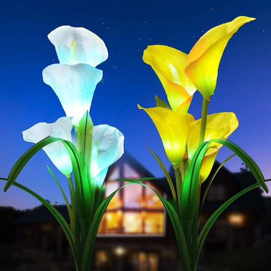 Set of 2 Stake Solar Lights Flowers with Red Light IP65
