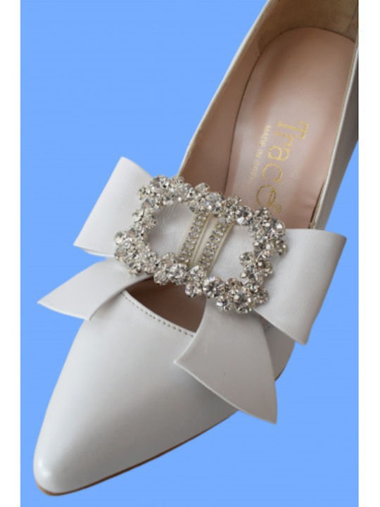 Pumps mit hohem Absatz Weiß
