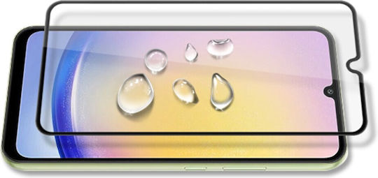 Пълно лепило Закалено стъкло за цялото лице Черен (Galaxy A25 5G)