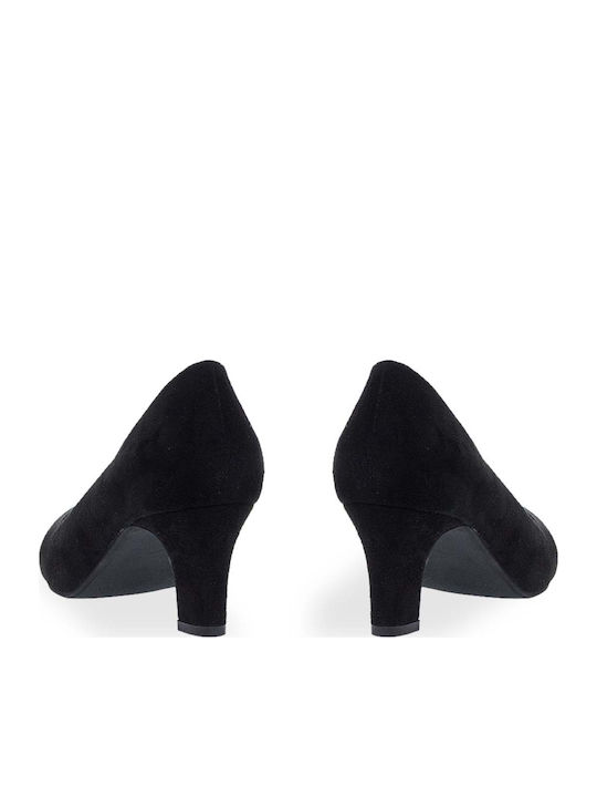 Suede Γόβες Μαύρες