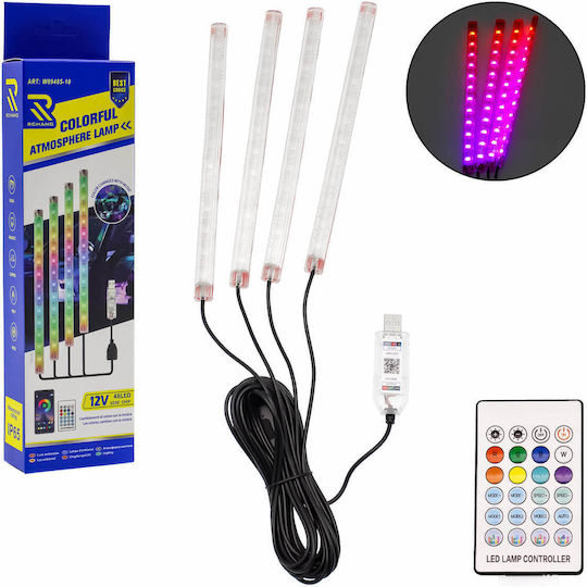 Interior Decorative Car Lighting System 12V RGB