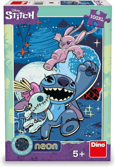 Puzzle pentru Copii Neon pentru 3+ ani+ Ani 100buc Dino