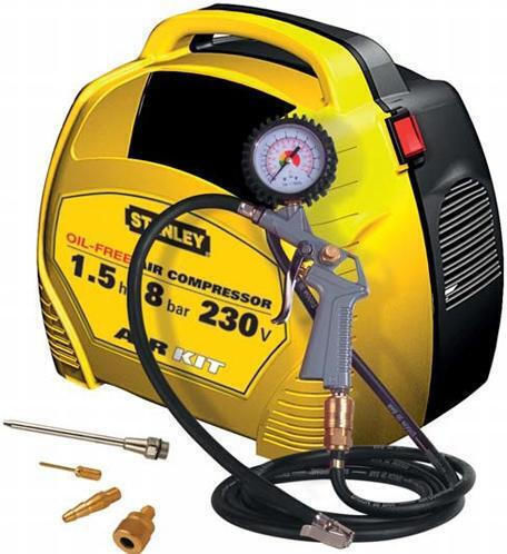 Stanley Τρόμπα Αυτοκινήτου Oilfree Air Kit Επαναφορτιζόμενη χωρίς Μπαταρία 230V