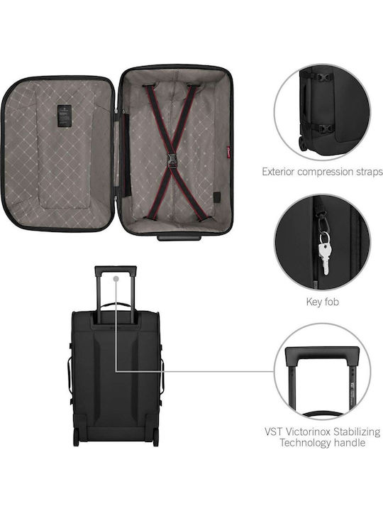 Victorinox Βαλίτσα Ταξιδίου Black με 4 Ρόδες