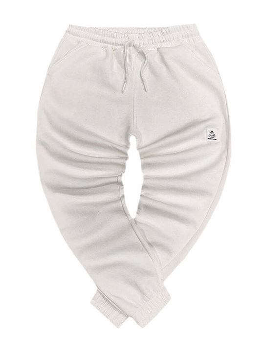 Παντελόνι Φόρμας Ecru White