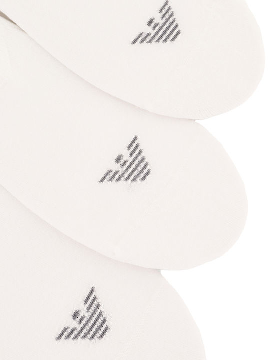 Emporio Armani Дамски Чорапи White 3Пакет
