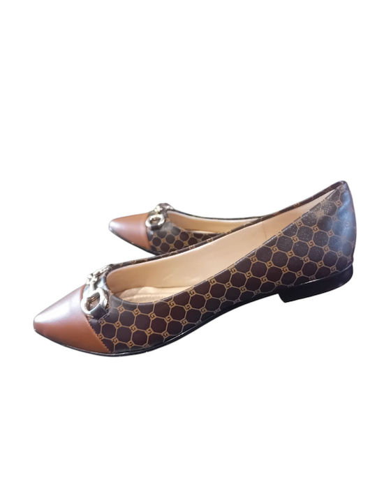 Damen Ballerinas Braune