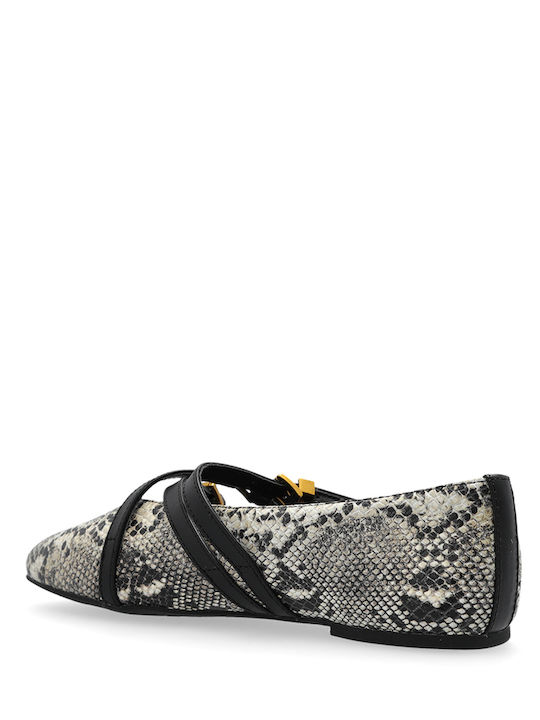 Ballerinas Indy Flex With strap Beige