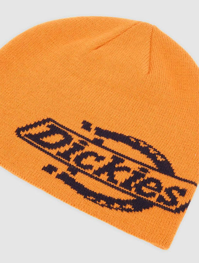 Beanie Männer Beanie Gestrickt in Orange Farbe