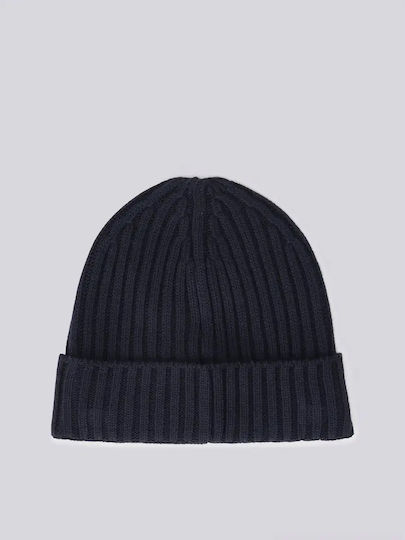 Beanie Beanie with Rib Knit in Blue color