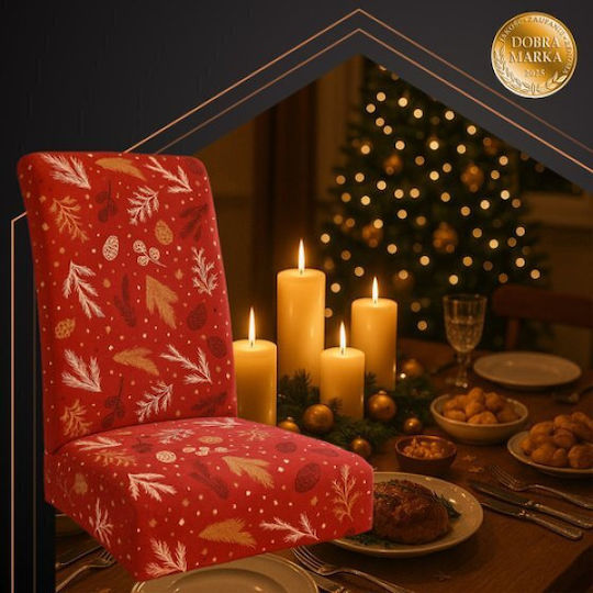 Ruhhy Set de Huse Elastice pentru Canapea Roșu 50x40cm 1buc 18407-0