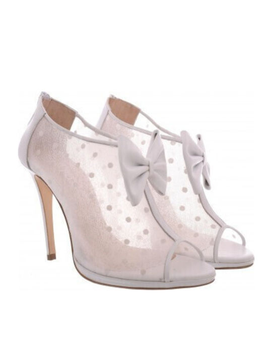 Leder Sandalen Weiß