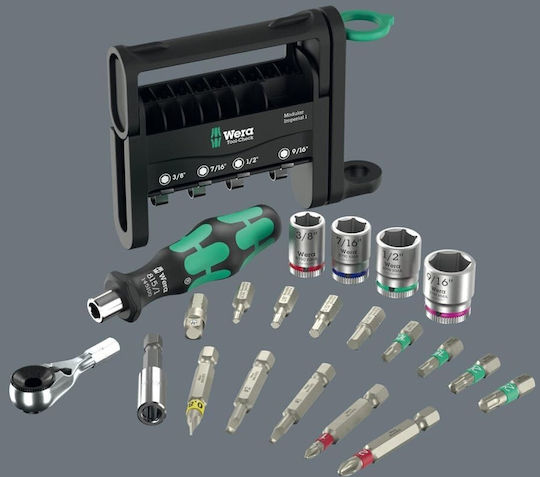 Wera Tool-Check Modular Imperial 1 Caseta cu 21 Unelte