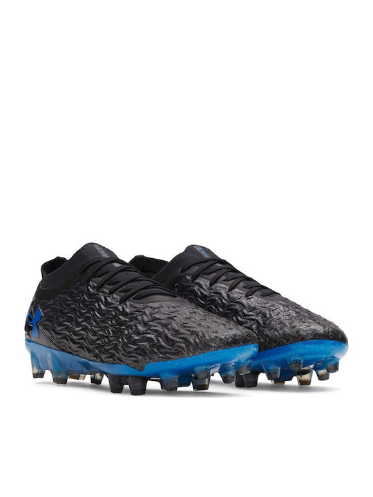 Under Armour Magnetico Ποδοσφαιρικά Παπούτσια με Τάπες FG Μαύρα