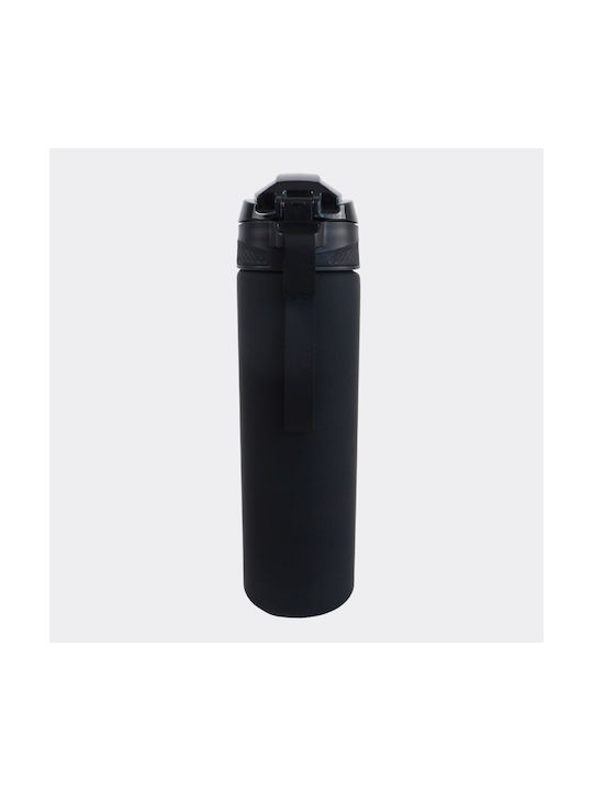 Back Me Up Παγούρι Πλαστικό 700ml Μαύρο