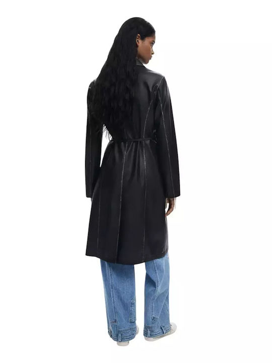 Lilly Damen Black Trenchcoat