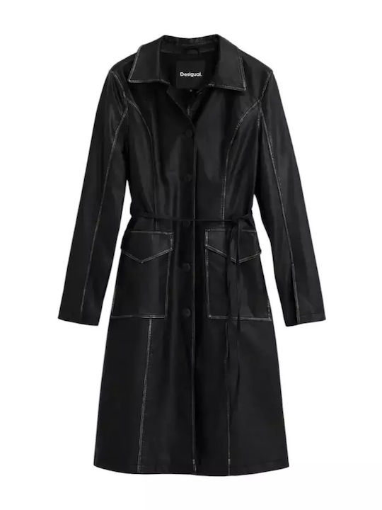 Lilly Damen Black Trenchcoat