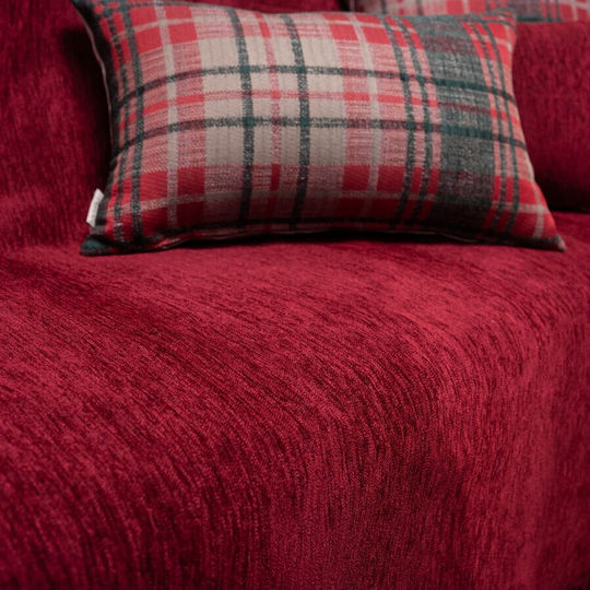 Teoran Basic Armchair Throw Chenille 180x150cm