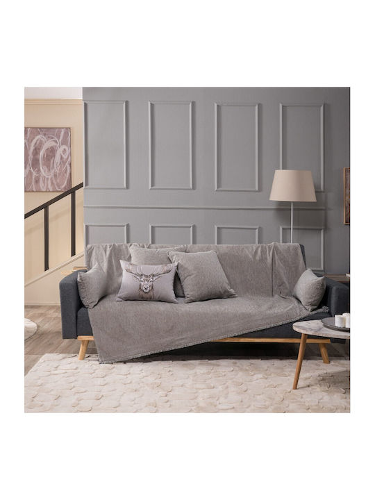 Teoran Basic Armchair Chenille Throw 180x150cm 07