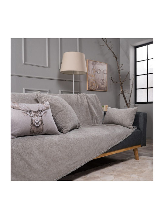 Teoran Basic Armchair Chenille Throw 180x150cm 07