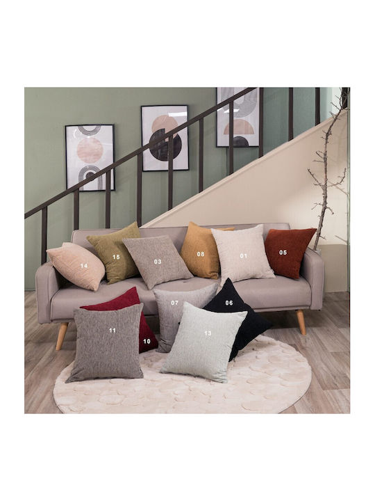 Teoran Basic Dreisitzer-Sofa Wurf Chenille 180x300cm 15