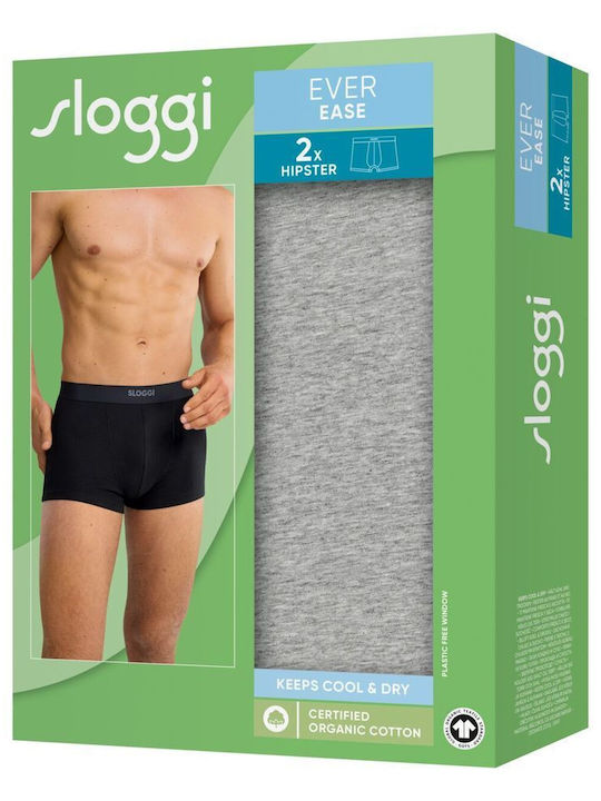 Ever Ease Hipster Men's Boxers Grey Melange 2Pack