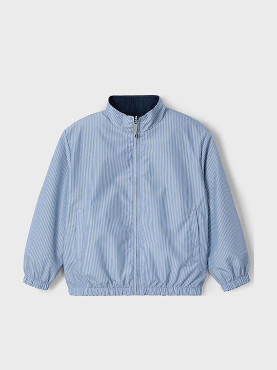 Kids' Casual Jacket Windproof Double Sided Navy Blue