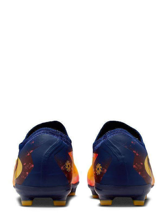 Phantom 6 Low Pro Erling Haaland MG HQ2047 800 Kids Soccer Cleats Molded Laser Orange Blue Void Lemon Venom